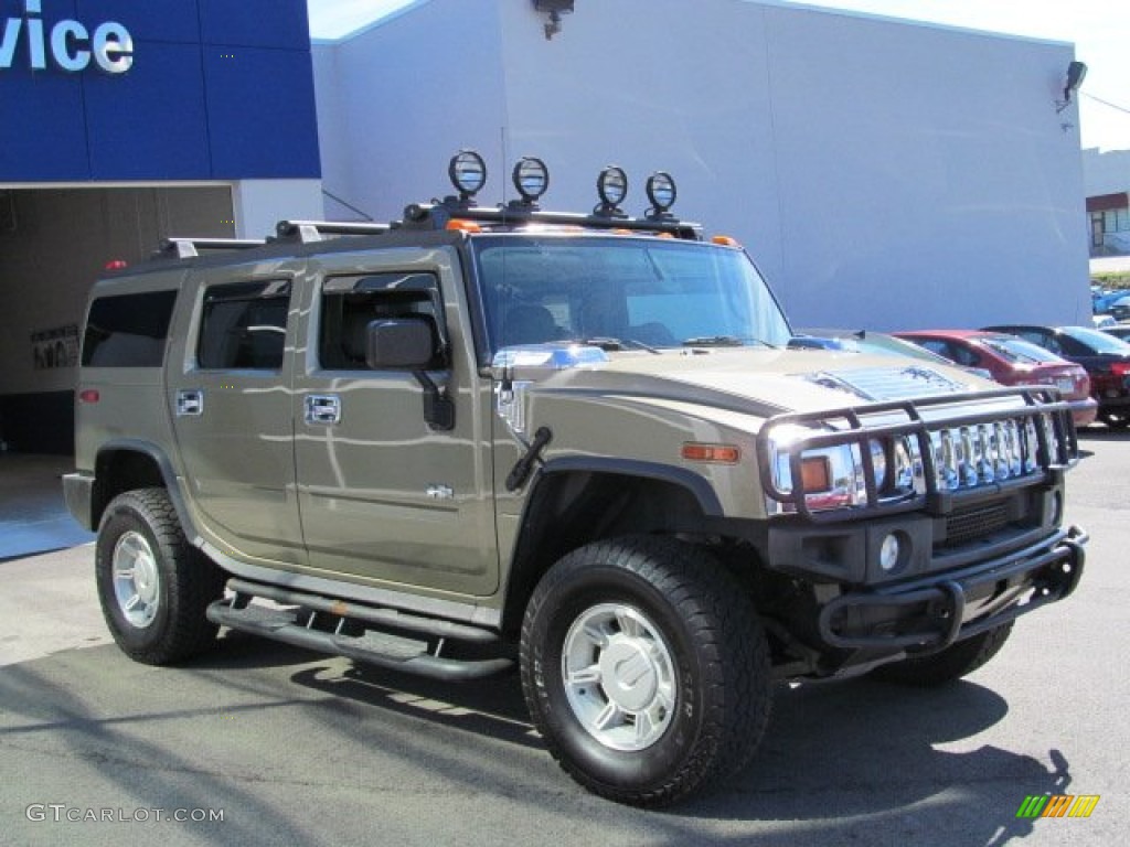 2005 H2 SUV - Desert Sand Metallic / Wheat photo #5