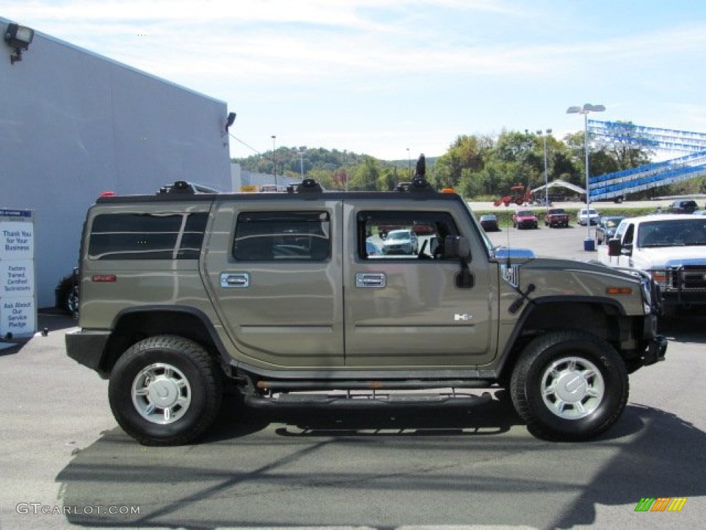 2005 H2 SUV - Desert Sand Metallic / Wheat photo #6