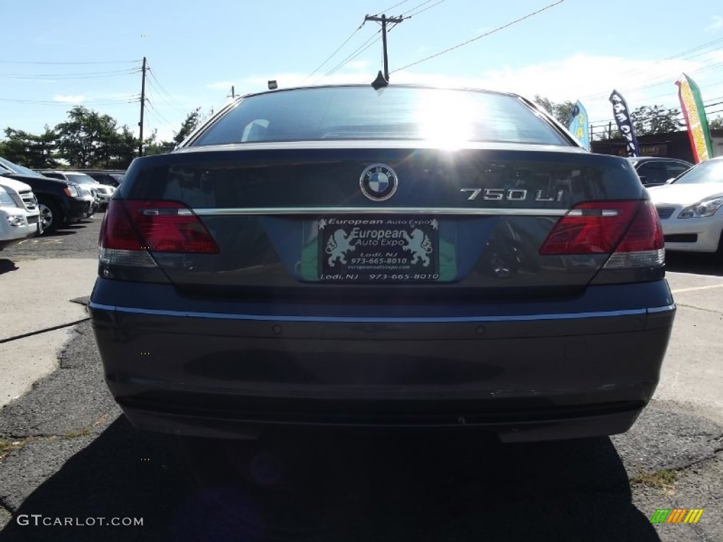 2007 7 Series 750Li Sedan - Titanium Grey Metallic / Black photo #5