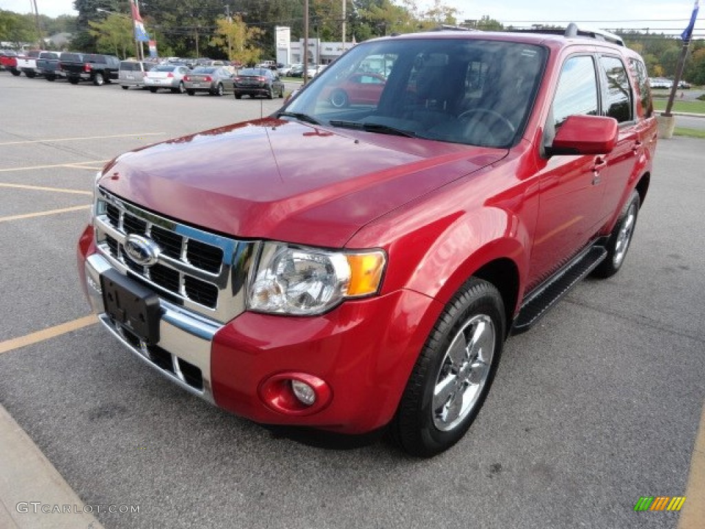2009 Escape Limited - Sangria Red Metallic / Charcoal photo #2