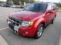 2009 Sangria Red Metallic Ford Escape Limited  photo #2