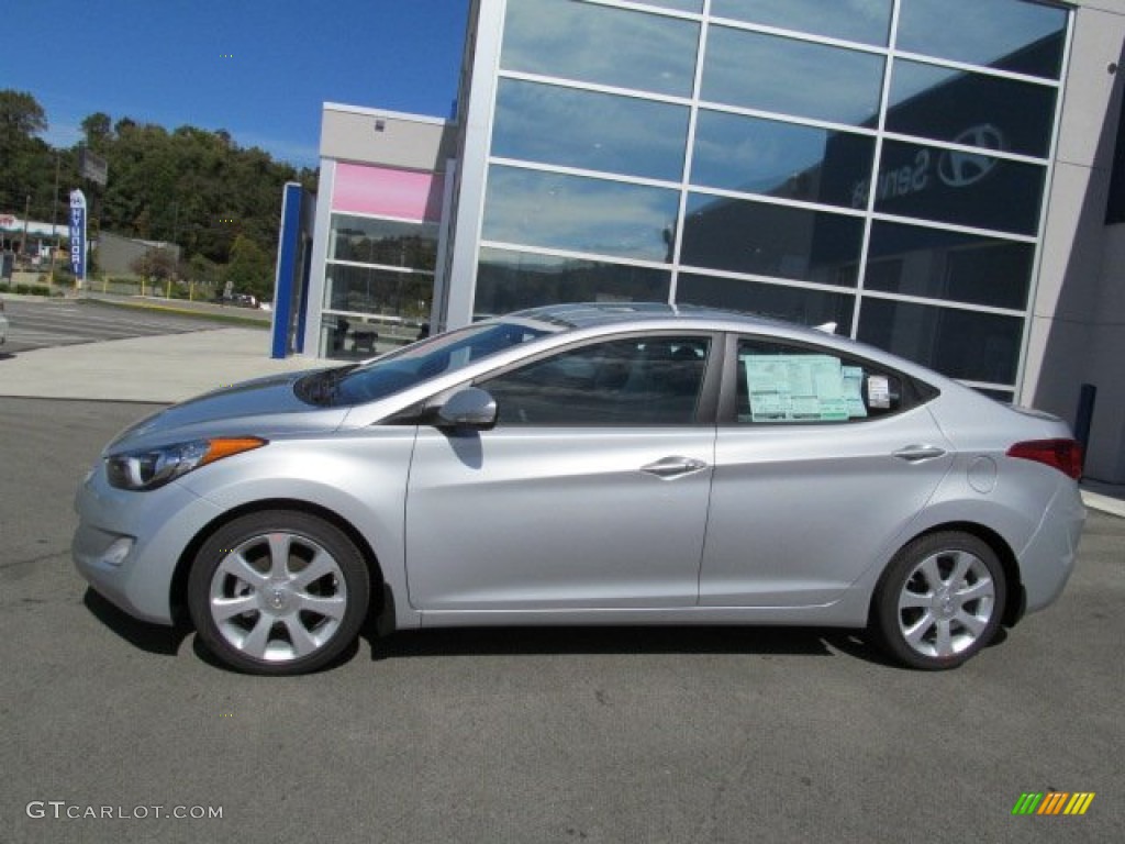 2013 Elantra Limited - Silver / Black photo #2