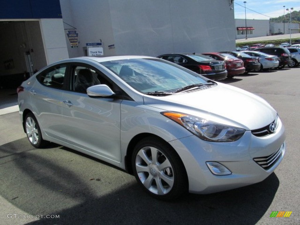 2013 Elantra Limited - Silver / Black photo #3