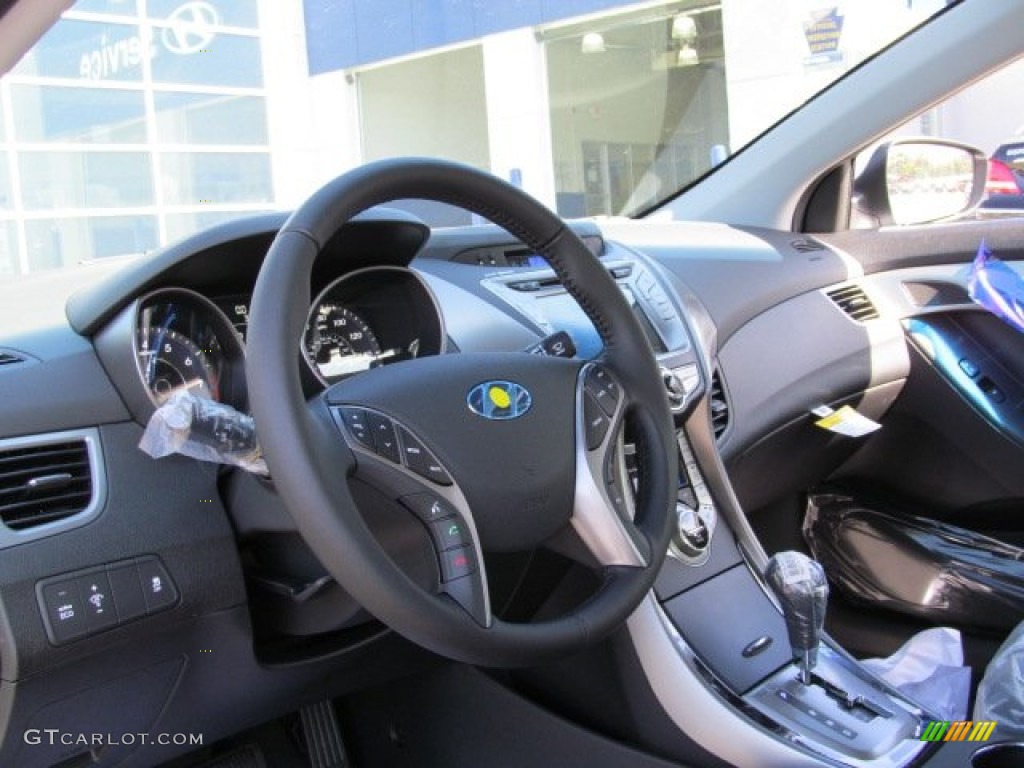 2013 Elantra Limited - Silver / Black photo #8