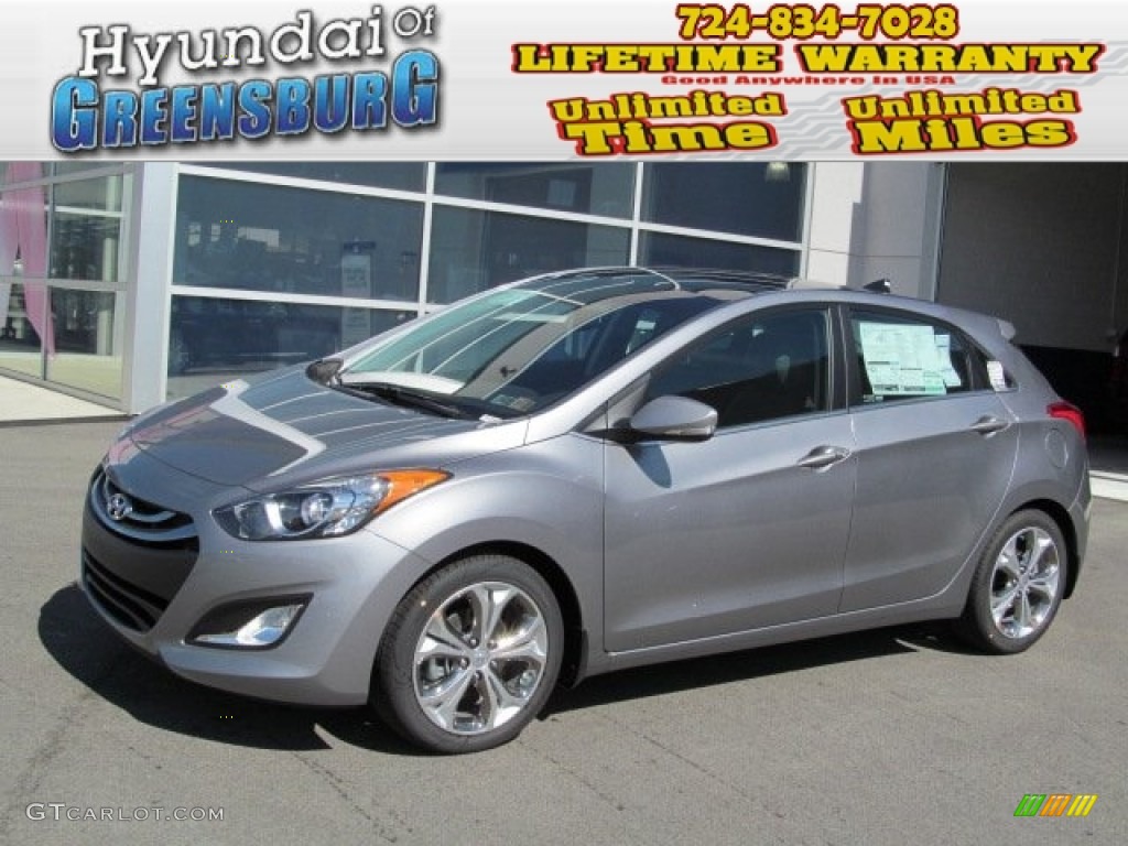 2013 Elantra GT - Titanium Gray Metallic / Black photo #1