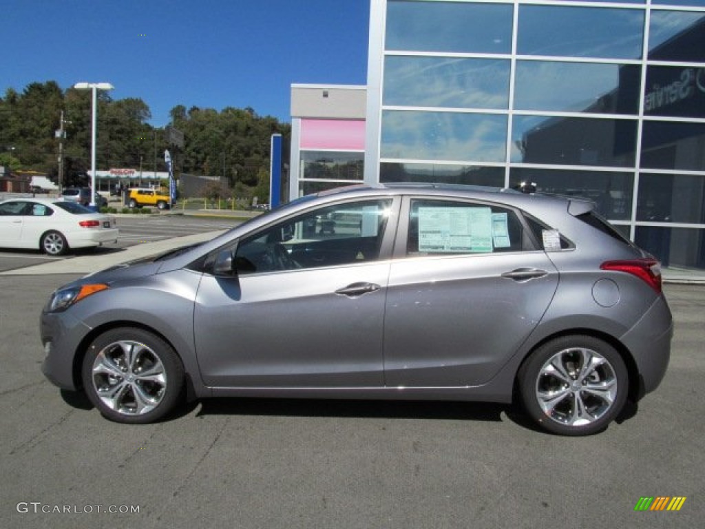 2013 Elantra GT - Titanium Gray Metallic / Black photo #2