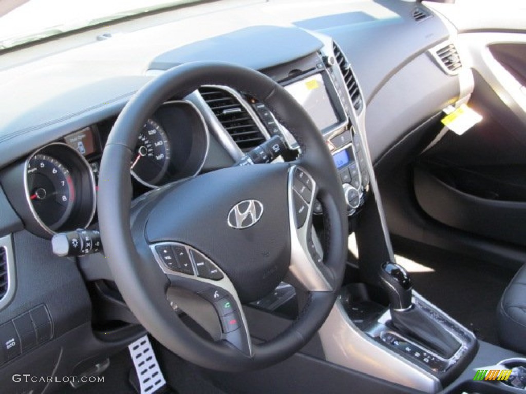 2013 Elantra GT - Titanium Gray Metallic / Black photo #8