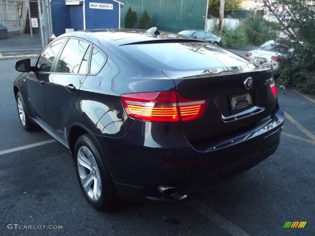2010 X6 xDrive35i - Deep Sea Blue Metallic / Black photo #4