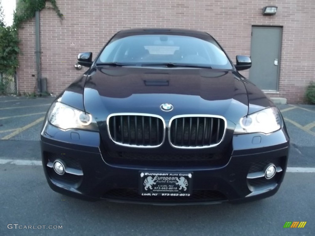 2010 X6 xDrive35i - Deep Sea Blue Metallic / Black photo #9