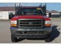 2001 Vermillion Red Ford F450 Super Duty XL Regular Cab Chassis  photo #2