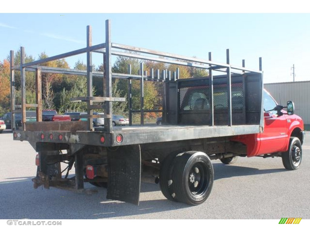 2001 F450 Super Duty XL Regular Cab Chassis - Vermillion Red / Medium Graphite photo #5