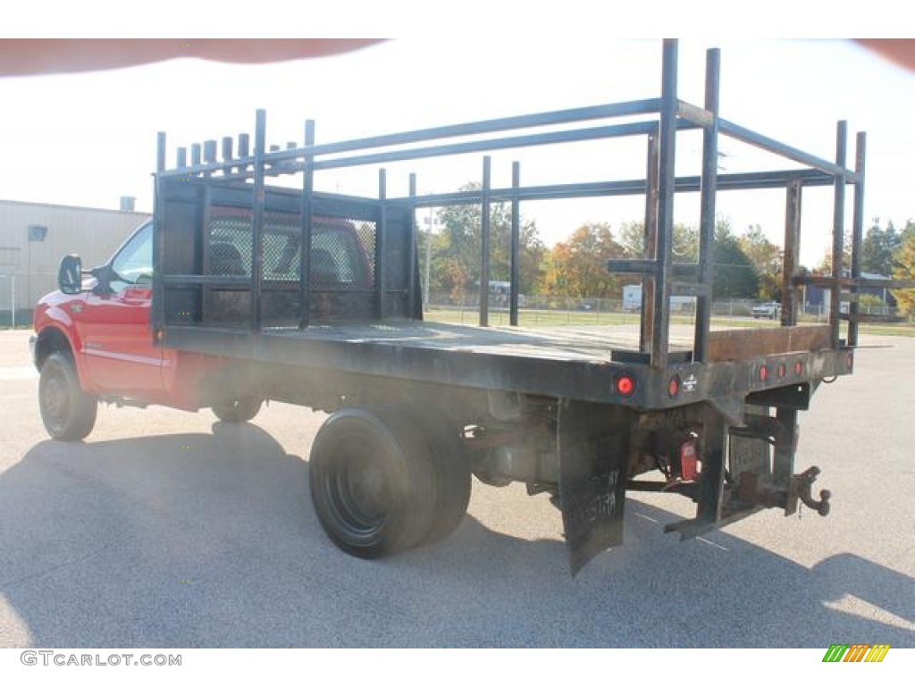 2001 F450 Super Duty XL Regular Cab Chassis - Vermillion Red / Medium Graphite photo #7