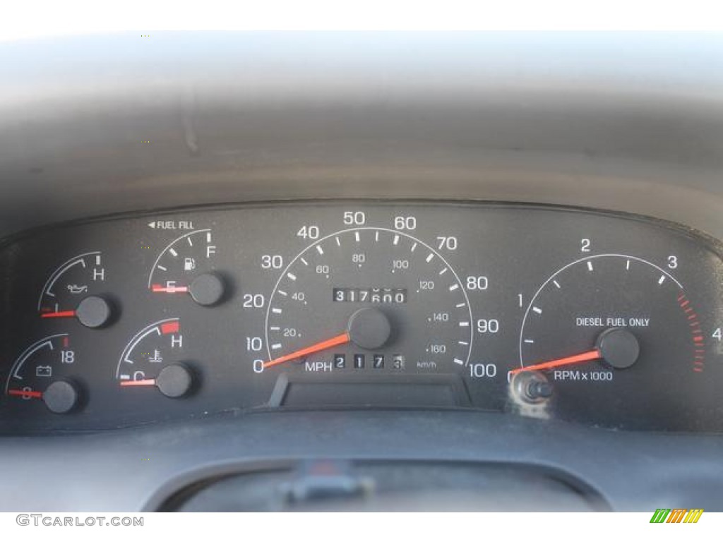 2001 Ford F450 Super Duty XL Regular Cab Chassis Gauges Photo #71617017