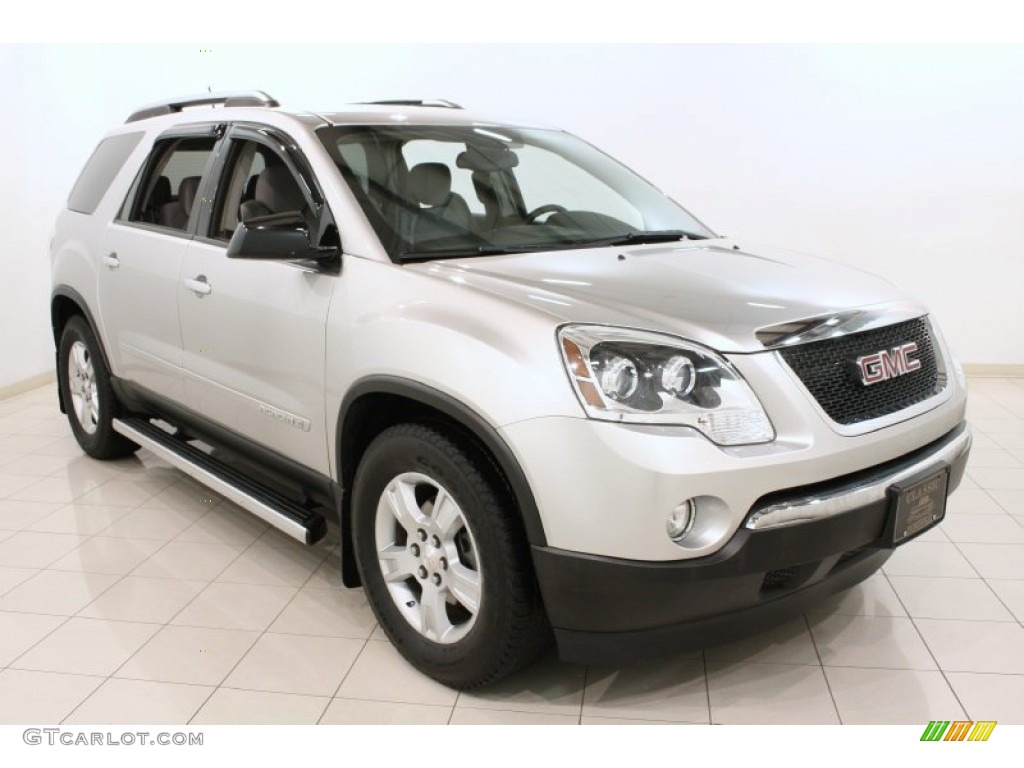 2007 Acadia SLE AWD - Liquid Silver Metallic / Titanium photo #1