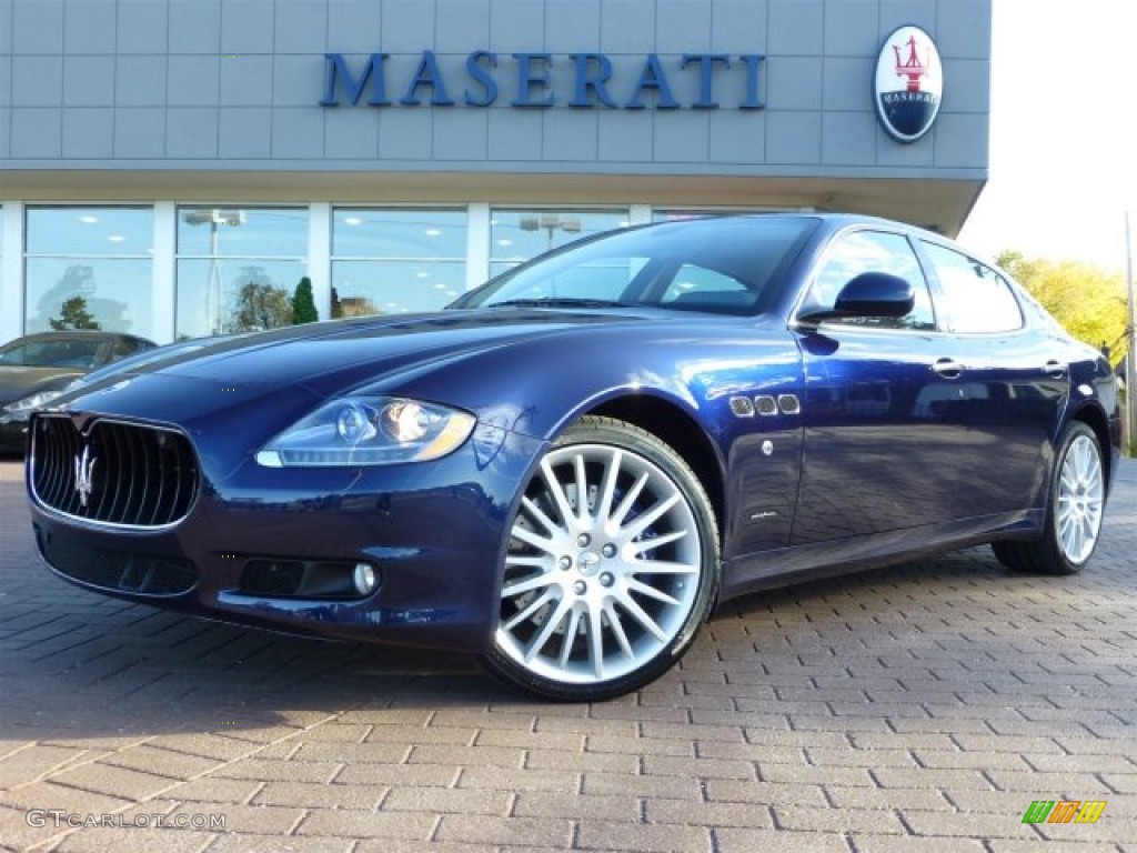2013 Quattroporte S - Blu Oceano (Blue Metallic) / Cuoio photo #1