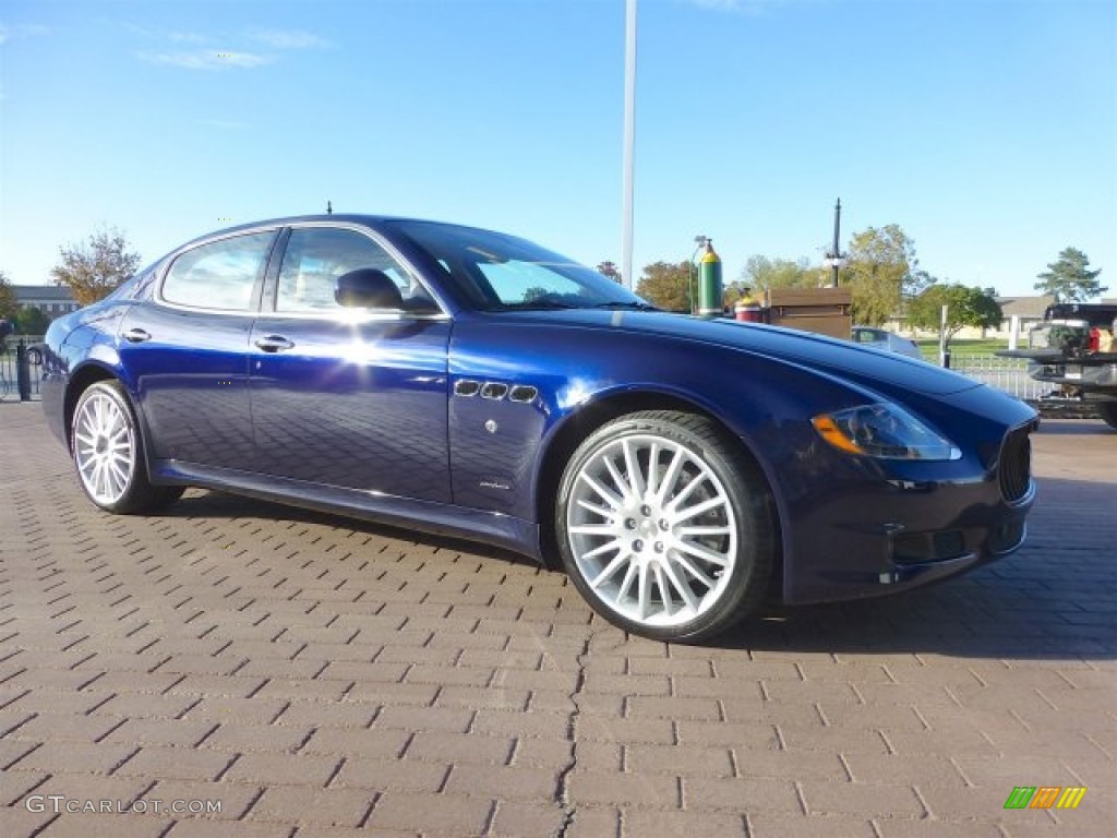 Blu Oceano (Blue Metallic) 2013 Maserati Quattroporte S Exterior Photo #71618850