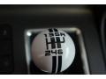 2012 Ford Mustang Charcoal Black/Silver Recaro Sport Seats Interior Transmission Photo