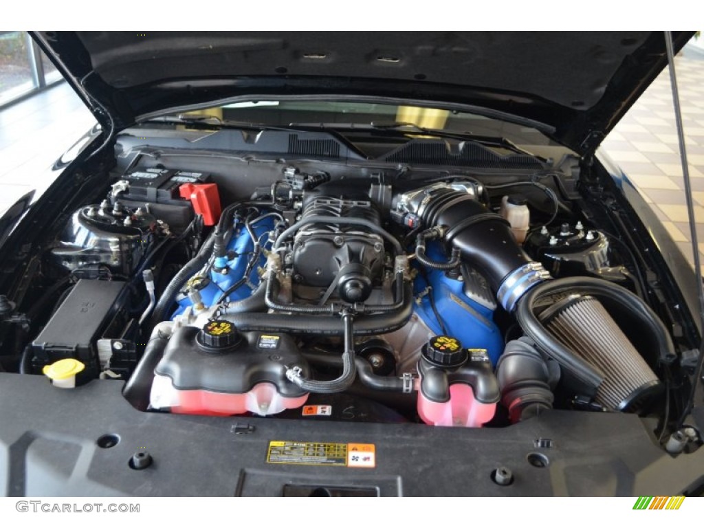 2012 Ford Mustang Shelby GT500 Coupe 5.4 Liter Supercharged DOHC 32-Valve Ti-VCT V8 Engine Photo #71619111