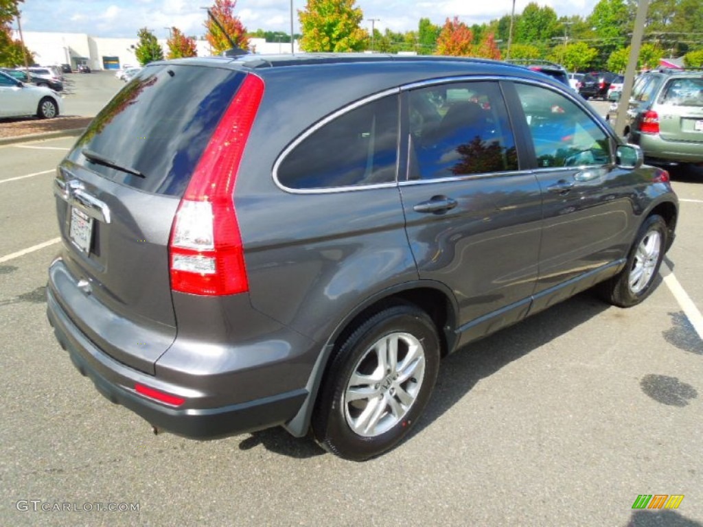 2010 CR-V EX-L - Urban Titanium Metallic / Black photo #6