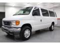 Oxford White 2004 Ford E Series Van E350 Super Duty XLT 15 Passenger Exterior