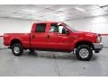 2001 Red Ford F350 Super Duty XLT Crew Cab 4x4  photo #21