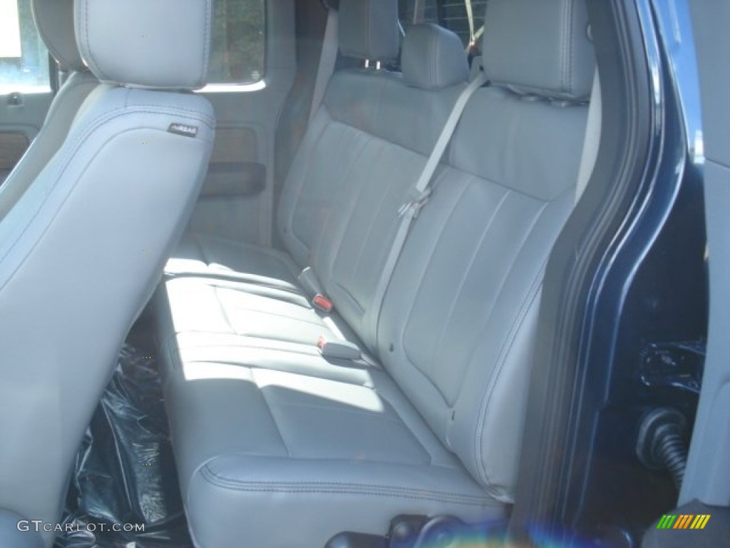 2013 Ford F150 Lariat SuperCab 4x4 Rear Seat Photo #71622152