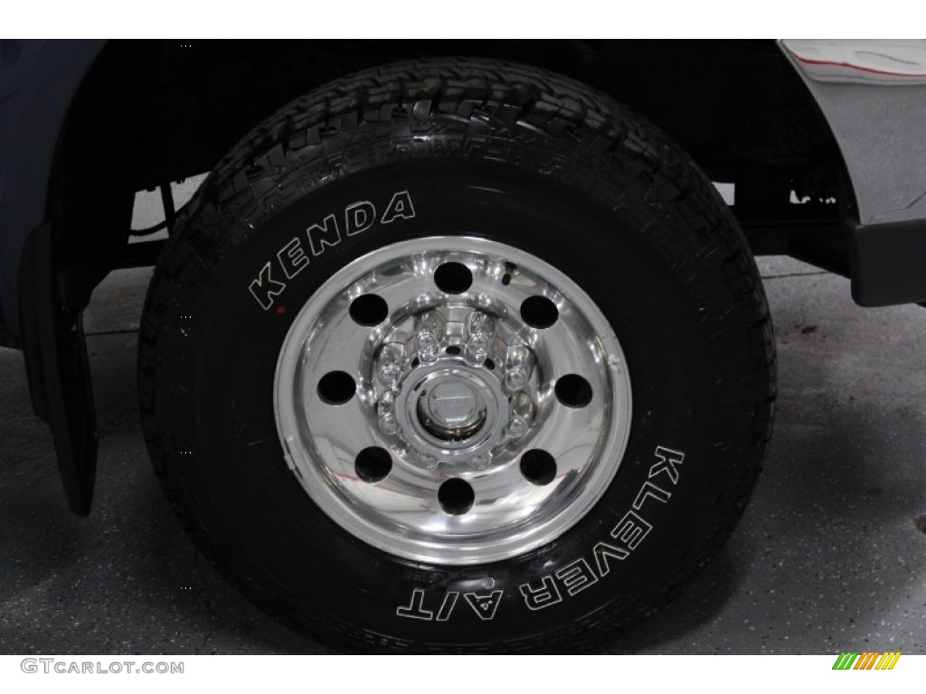 2004 F350 Super Duty XLT SuperCab 4x4 - Medium Wedgewood Blue Metallic / Medium Flint photo #46