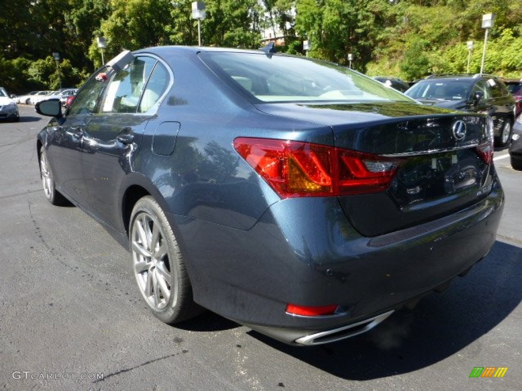 2013 GS 350 AWD - Meteor Blue Mica / Light Gray photo #2