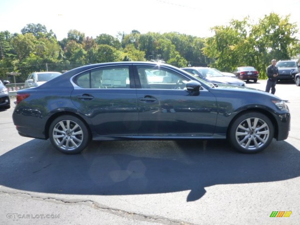 2013 GS 350 AWD - Meteor Blue Mica / Light Gray photo #5