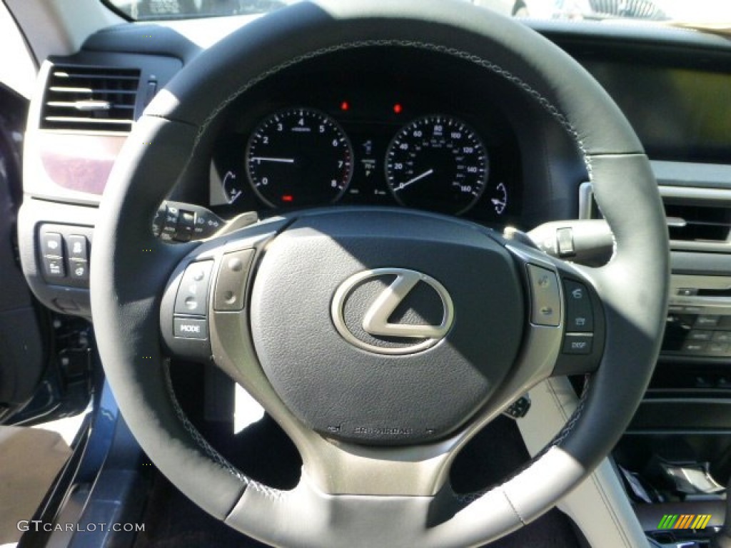 2013 Lexus GS 350 AWD Light Gray Steering Wheel Photo #71623235
