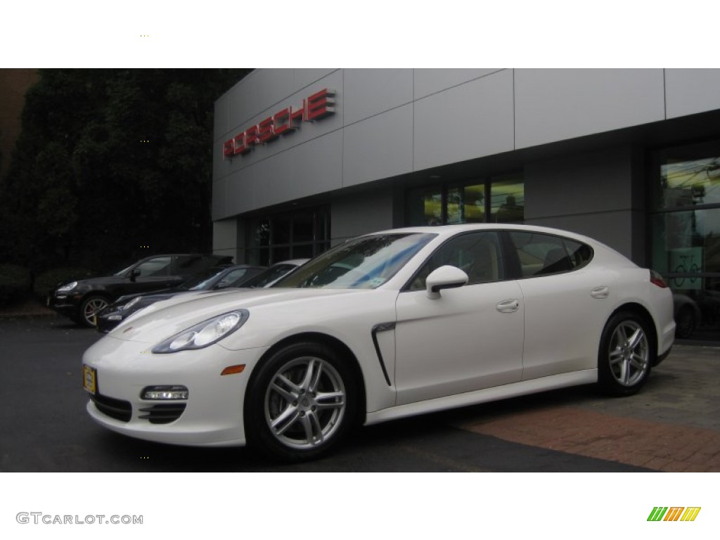 Carrara White 2011 Porsche Panamera V6 Exterior Photo #71623685