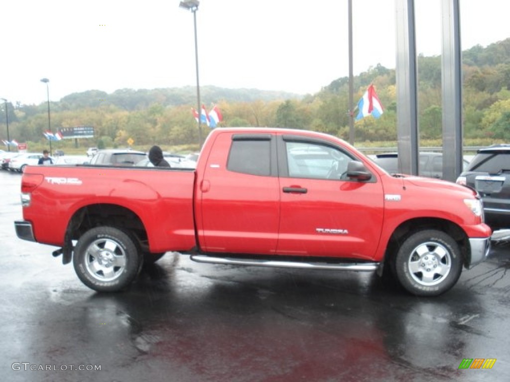 2008 Tundra SR5 TRD Double Cab 4x4 - Radiant Red / Graphite Gray photo #5
