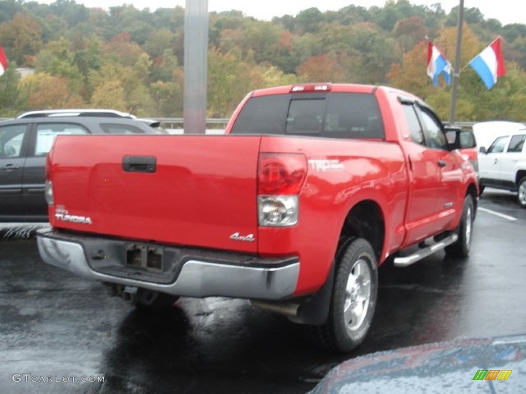 2008 Tundra SR5 TRD Double Cab 4x4 - Radiant Red / Graphite Gray photo #6