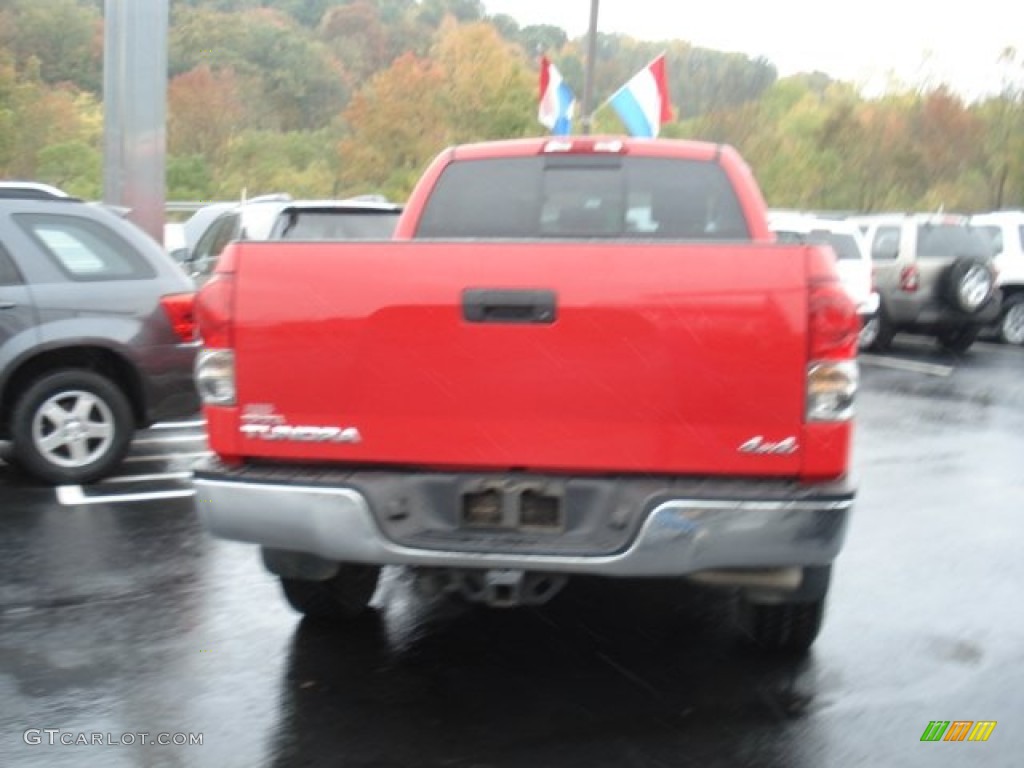 2008 Tundra SR5 TRD Double Cab 4x4 - Radiant Red / Graphite Gray photo #7