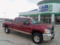 2007 Sport Red Metallic Chevrolet Silverado 2500HD LT Crew Cab 4x4  photo #1