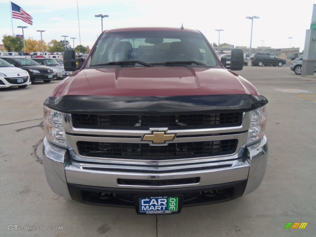 2007 Silverado 2500HD LT Crew Cab 4x4 - Sport Red Metallic / Ebony photo #2