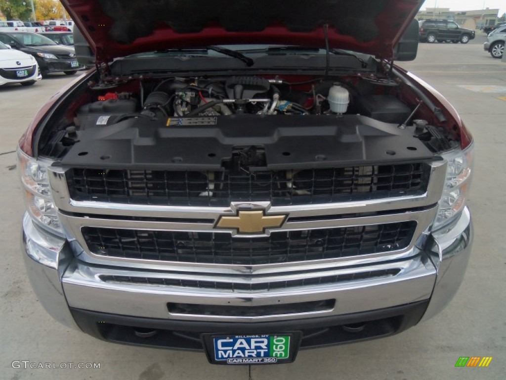 2007 Silverado 2500HD LT Crew Cab 4x4 - Sport Red Metallic / Ebony photo #3