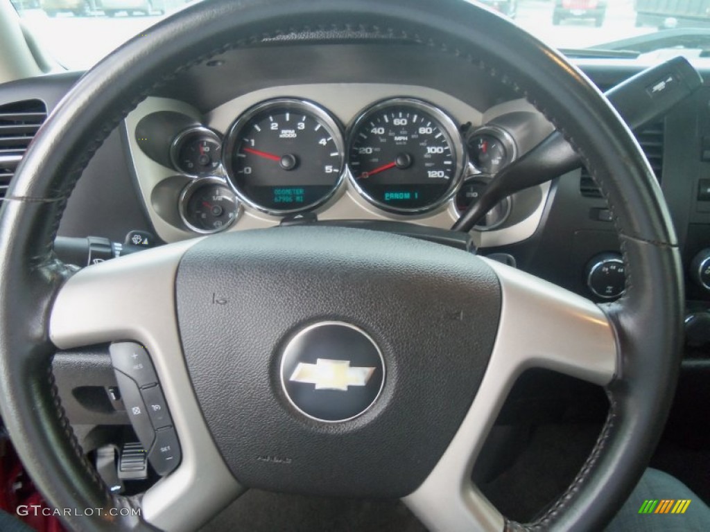 2007 Silverado 2500HD LT Crew Cab 4x4 - Sport Red Metallic / Ebony photo #12