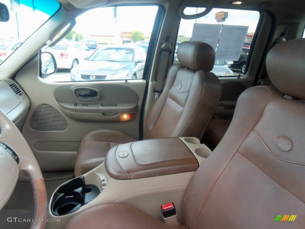 2002 F150 King Ranch SuperCrew 4x4 - Charcoal Blue Metallic / Castano Brown Leather photo #11