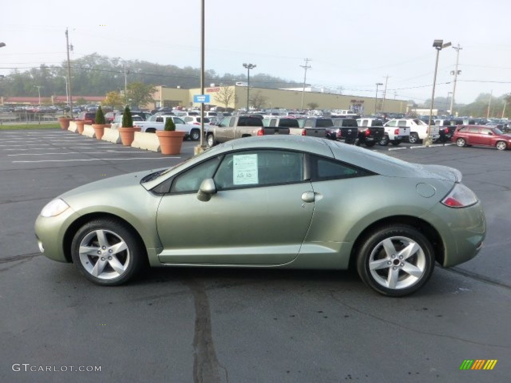 2008 Eclipse GS Coupe - Optimist Green Metallic / Dark Charcoal photo #6