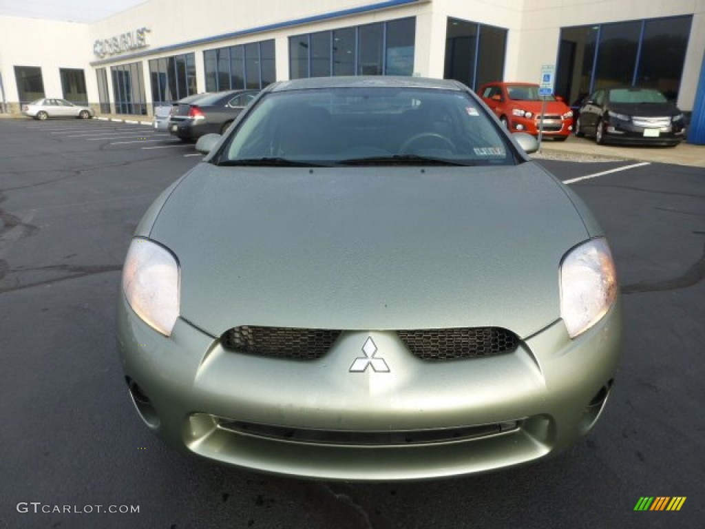 2008 Eclipse GS Coupe - Optimist Green Metallic / Dark Charcoal photo #8