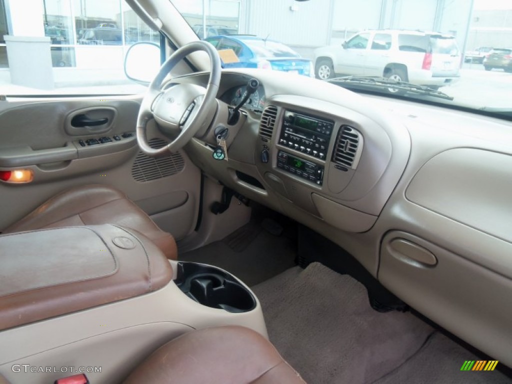 2002 F150 King Ranch SuperCrew 4x4 - Charcoal Blue Metallic / Castano Brown Leather photo #21