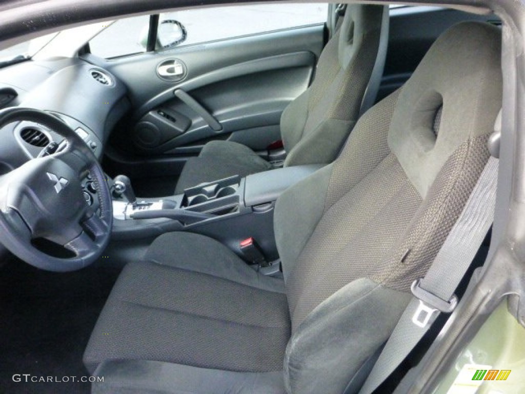 2008 Eclipse GS Coupe - Optimist Green Metallic / Dark Charcoal photo #10