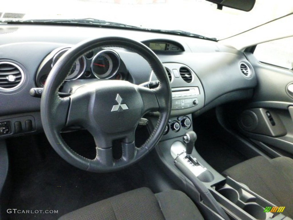 2008 Eclipse GS Coupe - Optimist Green Metallic / Dark Charcoal photo #12