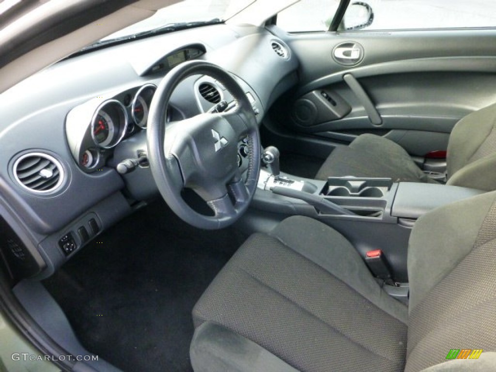 2008 Eclipse GS Coupe - Optimist Green Metallic / Dark Charcoal photo #14