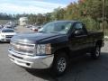 2013 Black Chevrolet Silverado 1500 Work Truck Regular Cab 4x4  photo #4