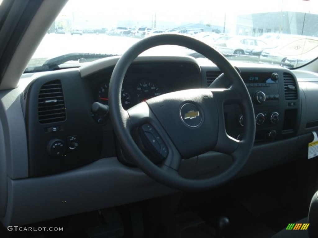 2013 Silverado 1500 Work Truck Regular Cab 4x4 - Black / Dark Titanium photo #10