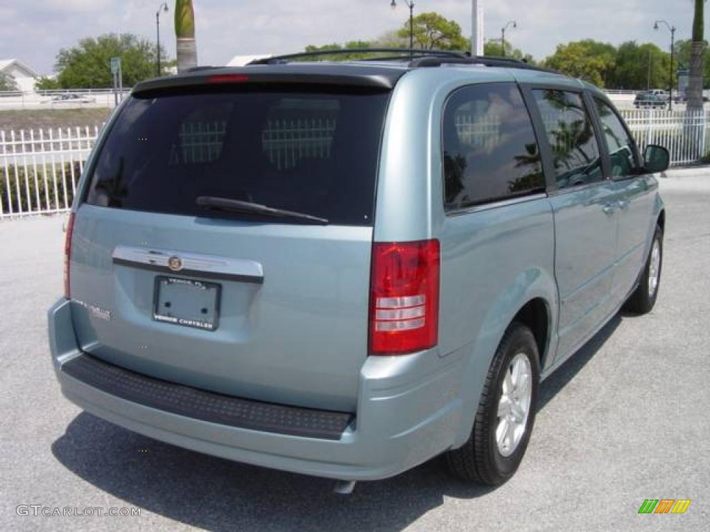 2008 Town & Country Touring - Clearwater Blue Pearlcoat / Medium Slate Gray/Light Shale photo #6