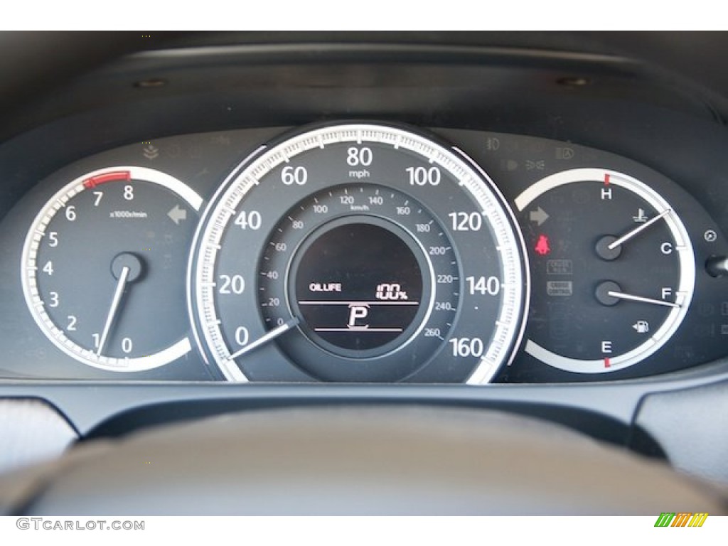 2013 Honda Accord EX-L V6 Sedan Gauges Photo #71629018
