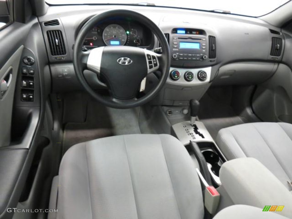 2007 Elantra GLS Sedan - Carbon Gray / Gray photo #5